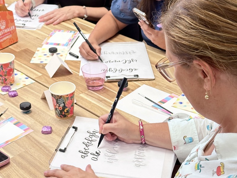Sipp Lettering Sip & Script | Beginner Brush Lettering at Wye Hill