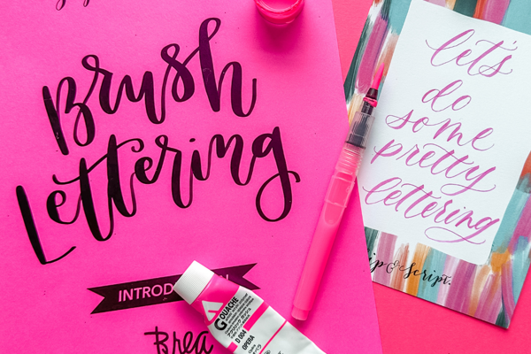 Brush Lettering for Beginners at Wilridge Pie Wine Bar