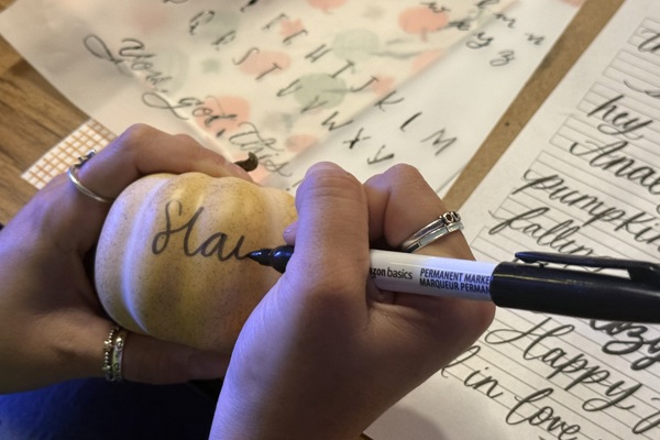 Modern Calligraphy & Pumpkin Lettering for Beginners at Lockwood Distilling Co.