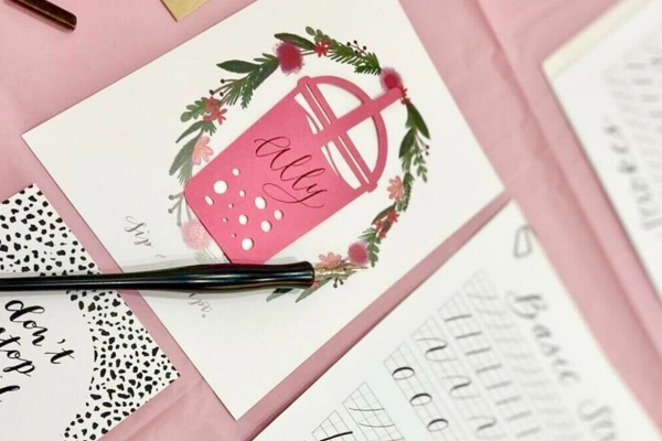Modern Calligraphy for Beginners at Alter Ego Kitchen & Cocktails