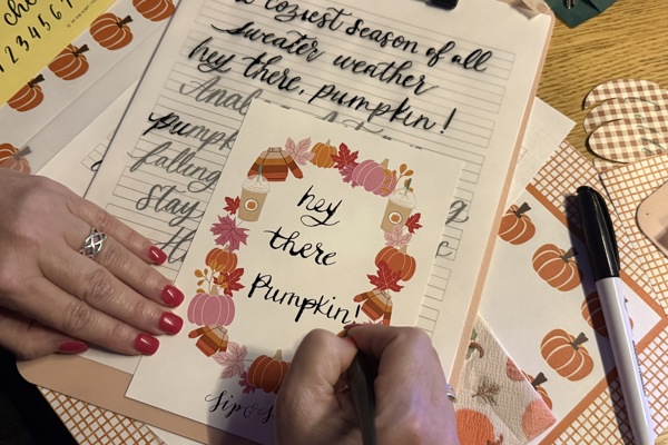 Modern Calligraphy for Beginners at Lakewood Brewing