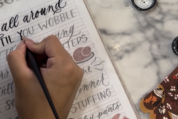 Modern Calligraphy for Beginners at Cuppi Coffee