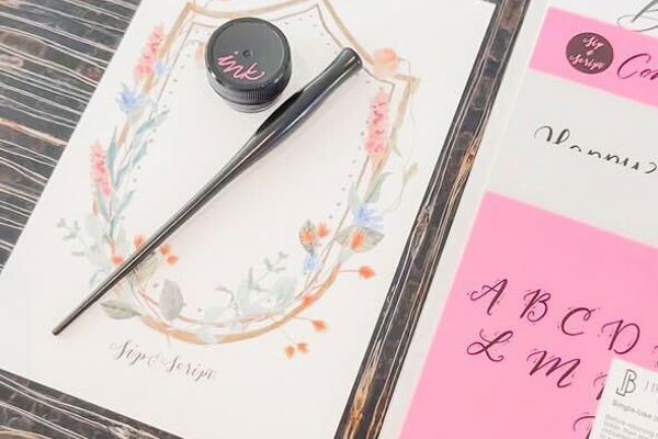 Modern Calligraphy for Beginners at The Underground Pizza