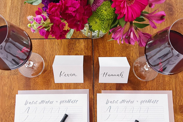 Modern Calligraphy for Beginners at Bar Lola
