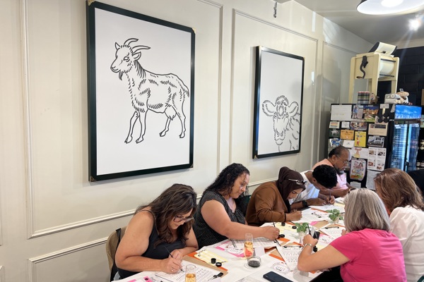Modern Calligraphy for Beginners at The Cheese Parlor in Livermore, CA