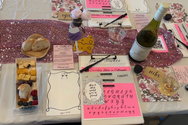 Modern Calligraphy for Beginners at Cocktail Hour Essentials
