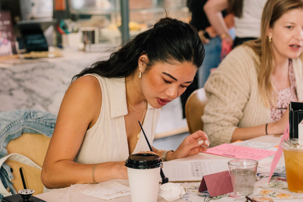 Modern Calligraphy & Place Card Lettering for Beginners at Flour and Barrel