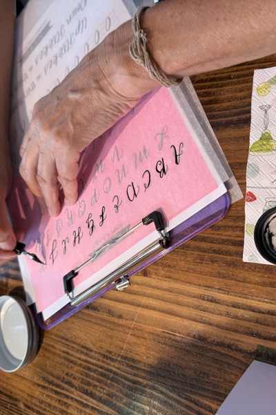 Modern Calligraphy for Beginners at High Beam Carroll Gardens