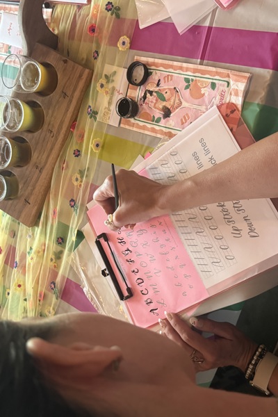 Modern Calligraphy for Beginners at Oak Cliff Brewing Co
