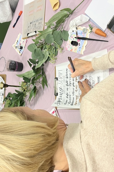 Modern Calligraphy for Beginners at Baya Bar