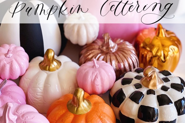 Modern Calligraphy & Pumpkin Lettering for beginners at Keel Farms