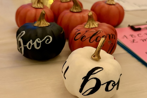 Modern Calligraphy & Pumpkin Lettering for Beginners at Twist Bar