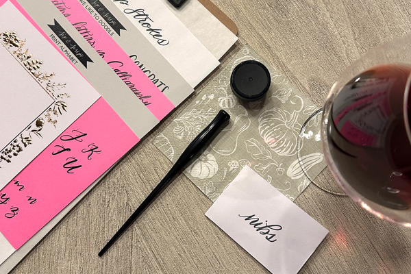 Modern Calligraphy for Beginners at Barrel & Heritage, Naperville