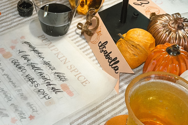 Spooky Modern Calligraphy for Beginners at Pilot Project Brewing Logan Square