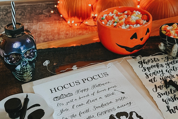 Modern Calligraphy and Pumpkin Lettering for Beginners @ Stella's Cafe