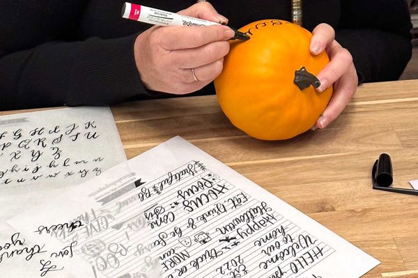 Modern Calligraphy & Pumpkin Lettering for Beginners at Church Street Brewery