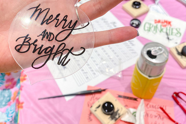 Modern Calligraphy & Ornament Lettering for Beginners at Indigo and Violet Studio, Chicago