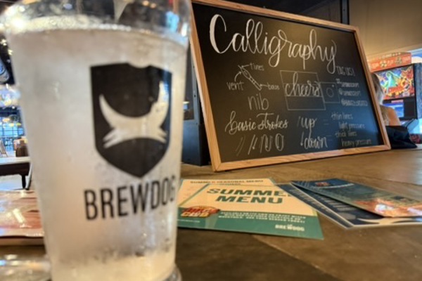 Modern Calligraphy & Place Card Lettering for Beginners at Brewdog - New Albany