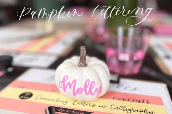 Modern Calligraphy and Pumpkin Lettering for Beginners @ Bearded Lamb Brewing Co