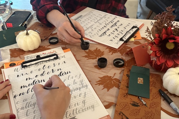 Modern Calligraphy for Beginners at Mountain Coast Ink