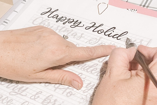 Modern Calligraphy and Gift Tag Lettering at Ever After Wine