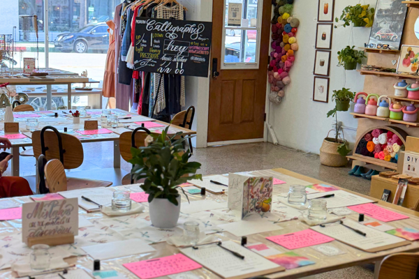 Modern Calligraphy for Beginners at These Hands Maker’s Collective