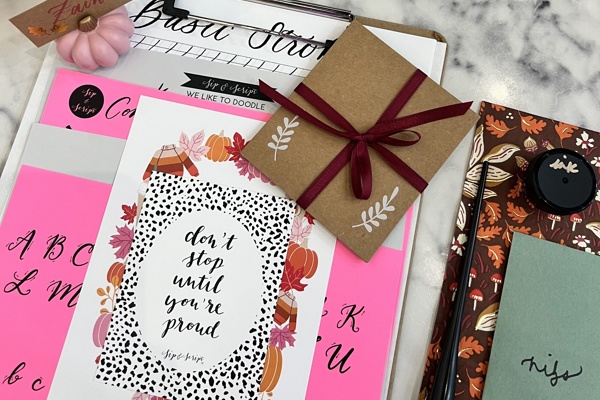 Modern Calligraphy and Place Card Lettering for Beginners at The T Shop - Lakewood
