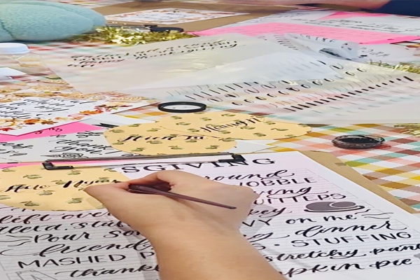 Modern Calligraphy & Place Card Lettering for Beginners at Lakewood Brewing