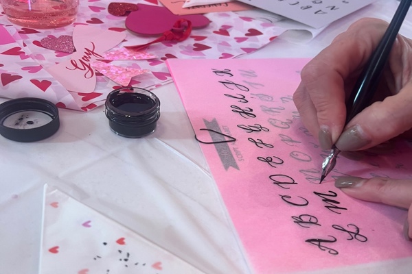Galentine's Modern Calligraphy for Beginners at Mystical Blossoms Gift Shop & Tea Bar