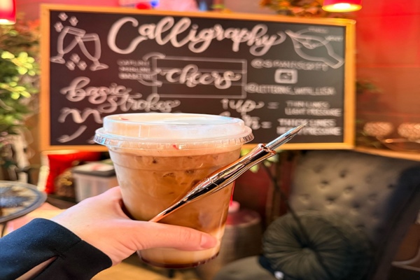 Modern Calligraphy for Beginners at Joe's Bagel and Grill