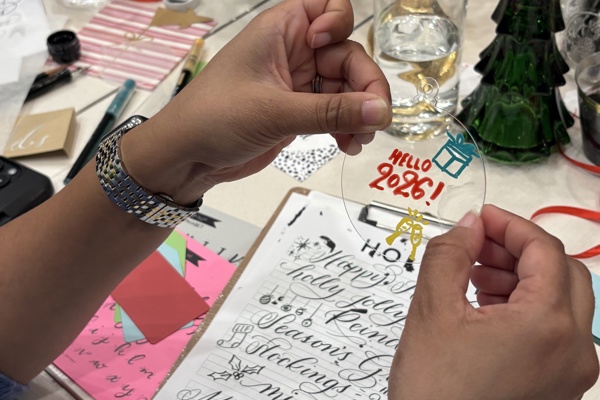 Modern Calligraphy & Ornament Lettering at Feathered Glass