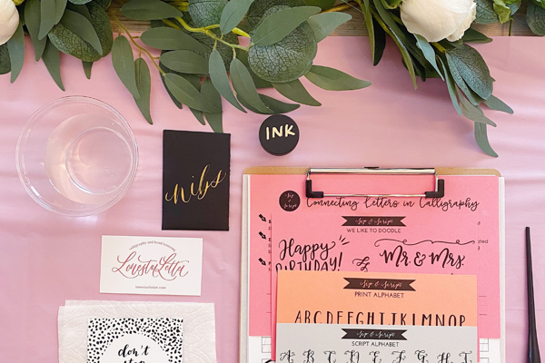 Modern Calligraphy for Beginners at The Hollow at Manchester Country Club