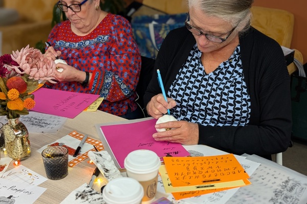 Modern Calligraphy and Pumpkin Lettering for Beginners at Myrtle & Cypress (Omaha Conservatory of Music)