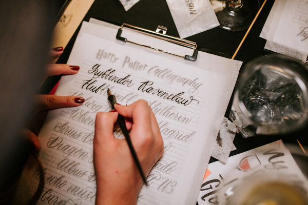Harry Potter Modern Calligraphy for beginners at Keel Farms