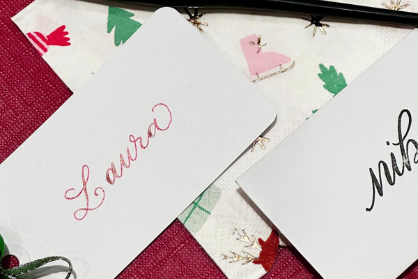 Modern Calligraphy & Holiday Ornament Lettering for Beginners at Church Street Brewery