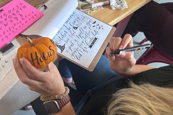 Modern Calligraphy & Pumpkin Lettering for Beginners at Talea Beer Co.