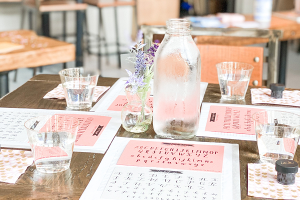 Modern Calligraphy for Beginners at The Farmhouse - Gambrills!