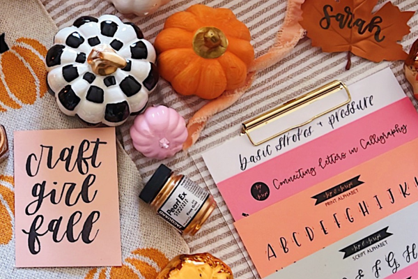 Modern Calligraphy & Pumpkin Lettering for Beginners @ MOTW Coffee & Pastries – Alpharetta