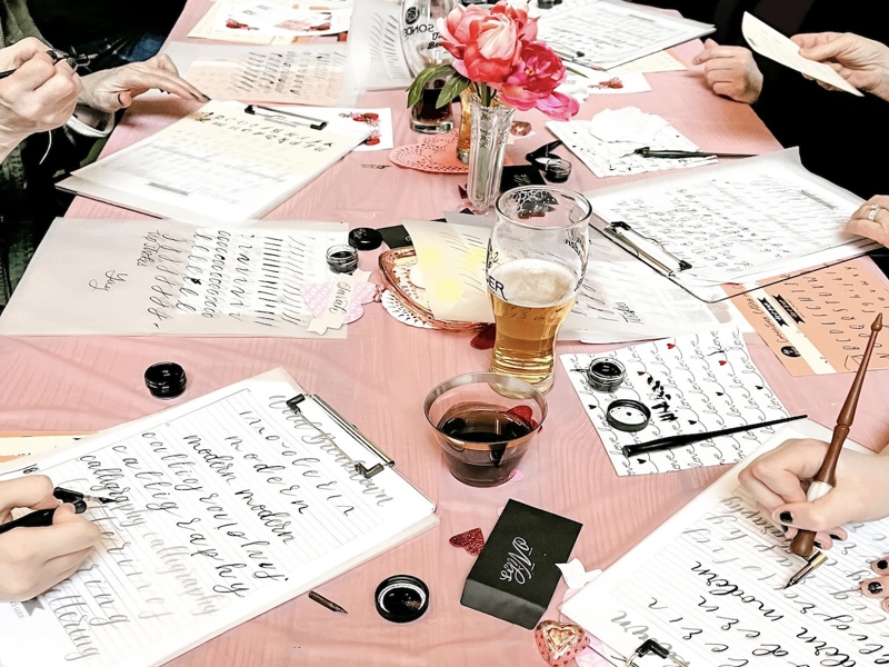 Sip & Script | Modern Calligraphy for Beginners at Orange Blossom Cafe
