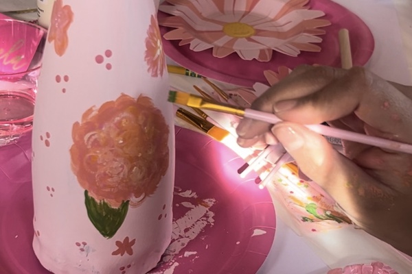 Bottle Painting at Mimms Museum of Technology and Art