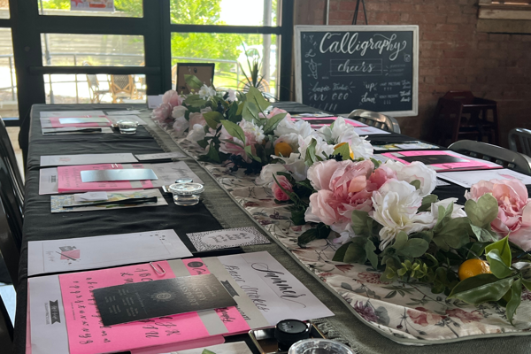 Modern Calligraphy for Beginners at Bakery Lorraine – Boerne