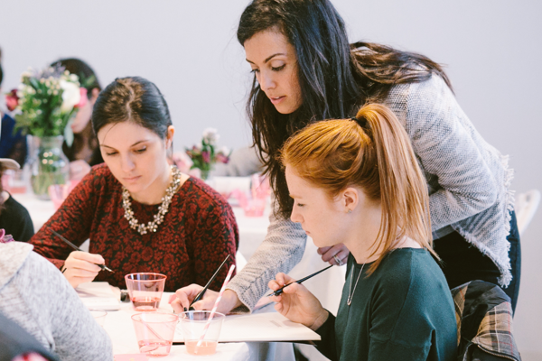 Modern Calligraphy for Beginners at The Creek Café + Gelato