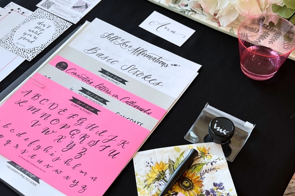 Modern Calligraphy for Beginners at Rose Hip Market