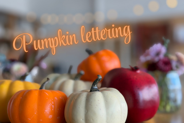 Modern Calligraphy & Pumpkin Lettering for Beginners at These Hands Maker's Collective