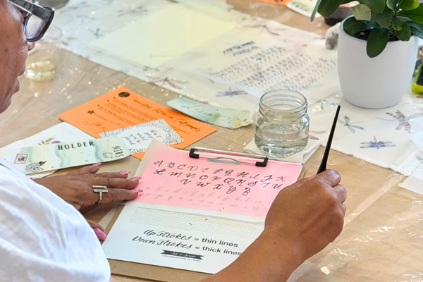 Modern Calligraphy for Beginners at These Hands Maker’s Collective