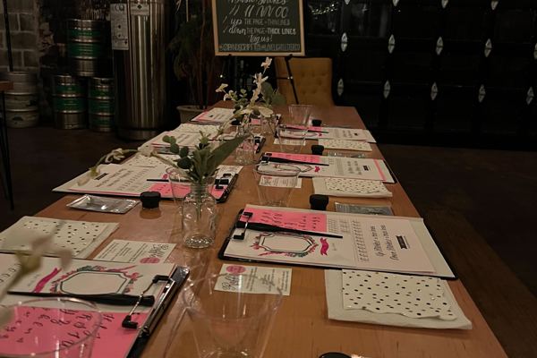 Modern Calligraphy for Beginners at Chris' Martini Bar and Cafe