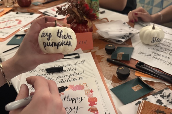 Modern Calligraphy & Pumpkin Lettering for Beginners at In the Loop Brewing Company