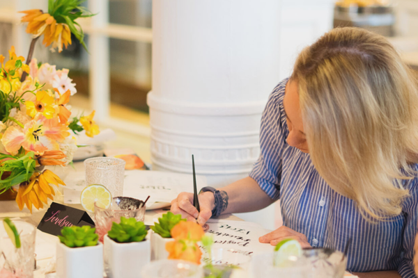 Modern Calligraphy for Beginners at Cordiano Winery