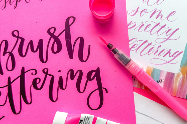 Brush Lettering and Ornament Lettering for Beginners at Cinderlands Warehouse