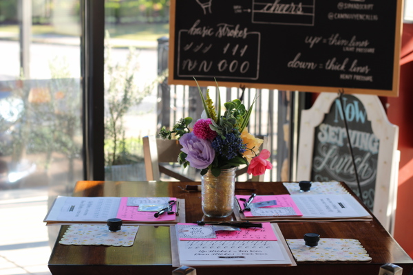 Modern Calligraphy for Beginners at The Creek Café + Gelato